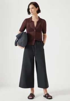 hush Tops & T-Shirts|Jumpers & Cardigans|Soft Mesh Knitted Top Fudge Brown