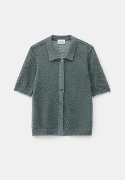 hush Tops & T-Shirts|Jumpers & Cardigans|Soft Mesh Knitted Top Sage Green