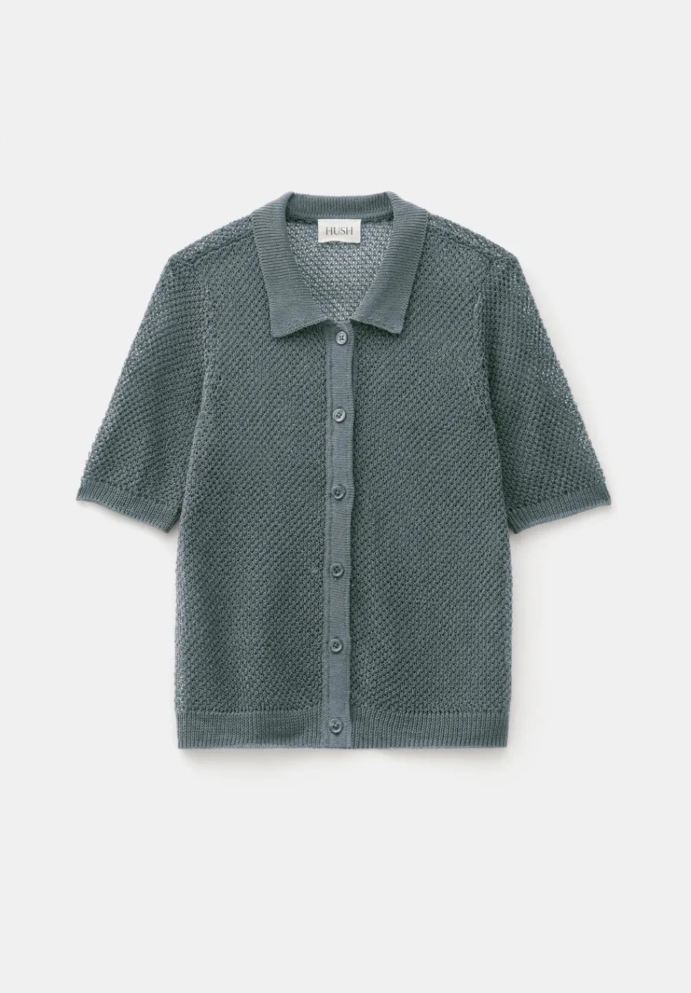 hush Tops & T-Shirts|Jumpers & Cardigans|Soft Mesh Knitted Top Sage Green