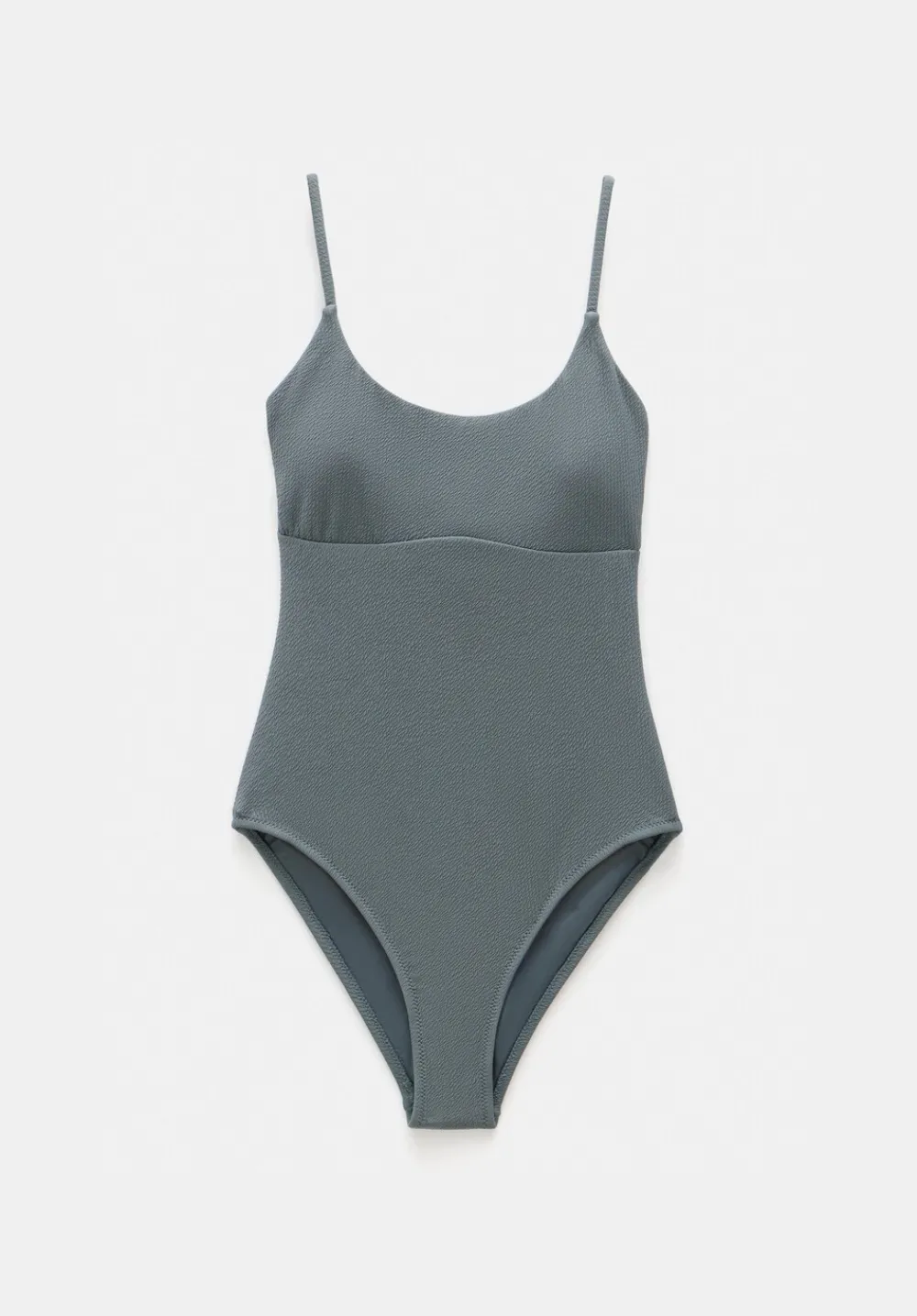 hush Swimwear & Beachwear|Square Neck Texture Swimsuit Sage Green