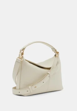 hush Bags|Stevie Leather Crossbody Bag Off White