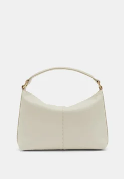 hush Bags|Stevie Leather Crossbody Bag Off White