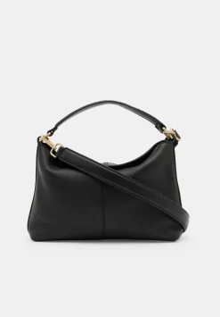 hush Bags|Stevie Leather Crossbody Bag Black