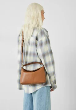 hush Bags|Stevie Leather Crossbody Bag Tan