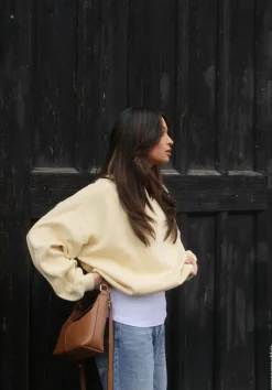 hush Bags|Stevie Leather Crossbody Bag Tan