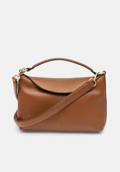 hush Bags|Stevie Leather Crossbody Bag Tan