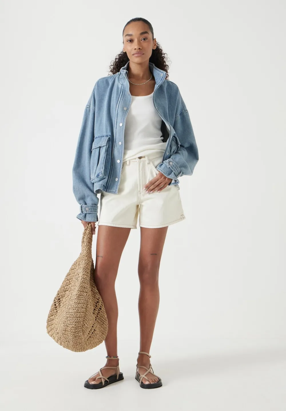 hush Jackets & Coats|Supersoft Denim Melinda Jacket Light Blue Authentic