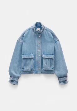 hush Jackets & Coats|Supersoft Denim Melinda Jacket Light Blue Authentic