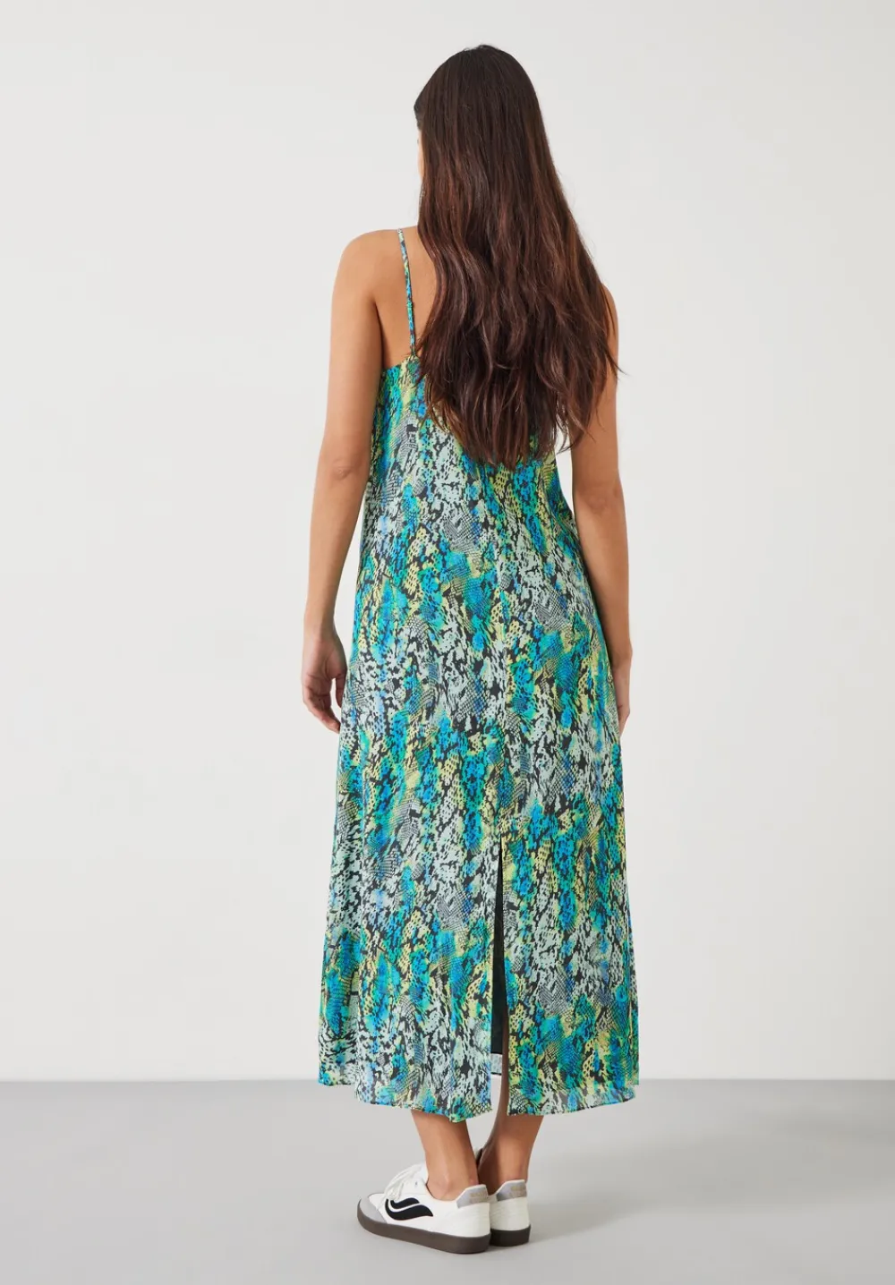 hush Dresses|Sydney Printed Maxi Slip Dress Tie Dye Snake