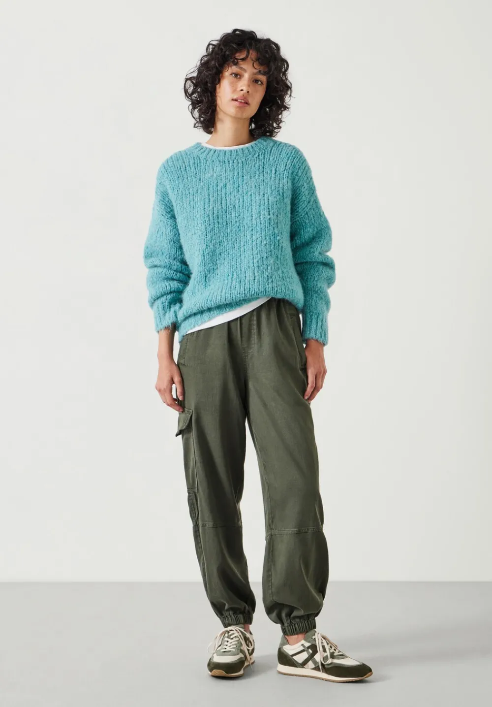 hush Jumpers & Cardigans|Tammy Textured Crew Jumper Green