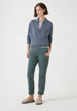 hush Trousers|Tanya Tapered Chino Sage Green