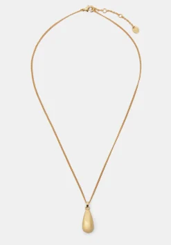 hush Jewellery|Teardrop Pendant Chain Necklace Gold