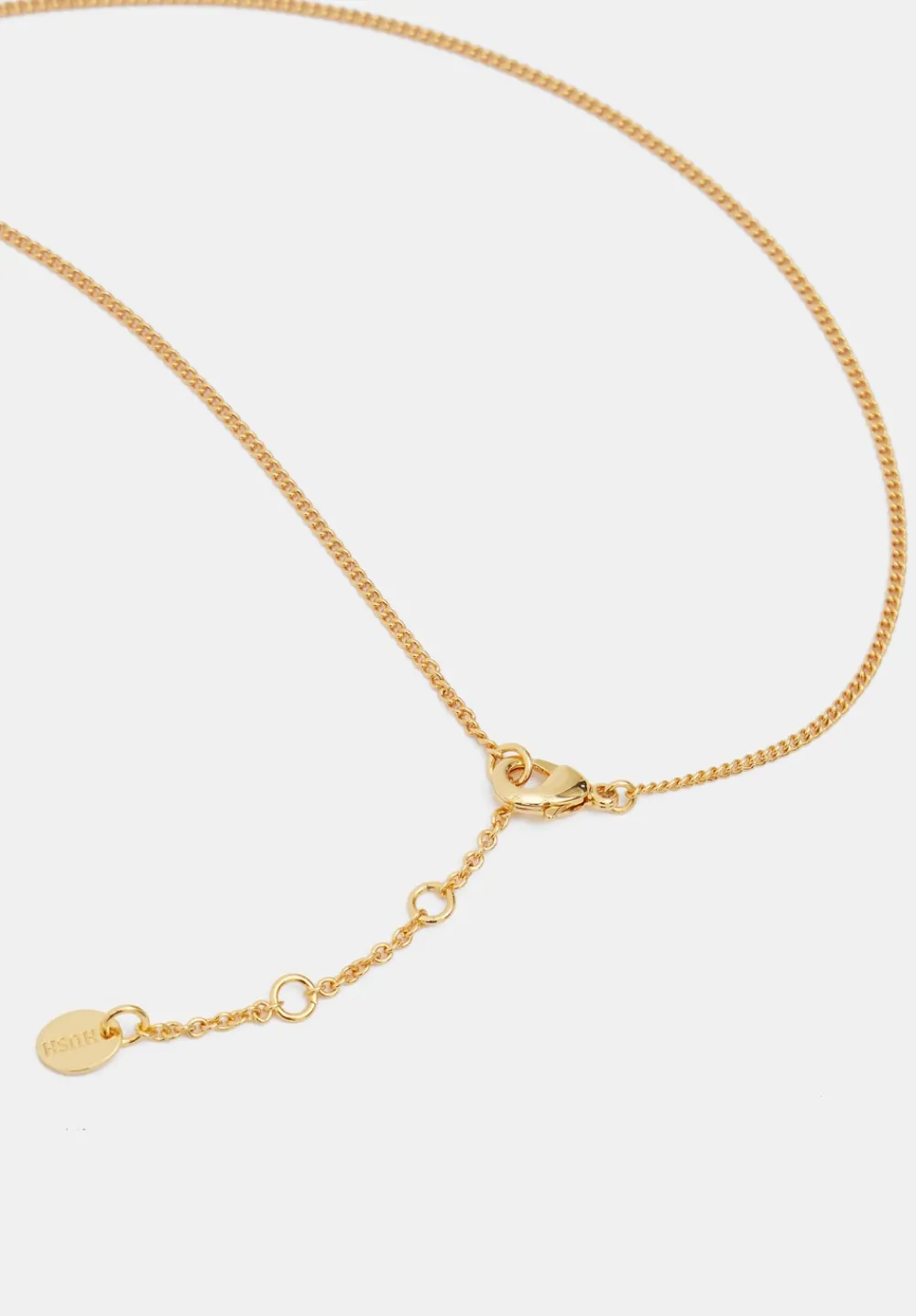 hush Jewellery|Teardrop Pendant Chain Necklace Gold