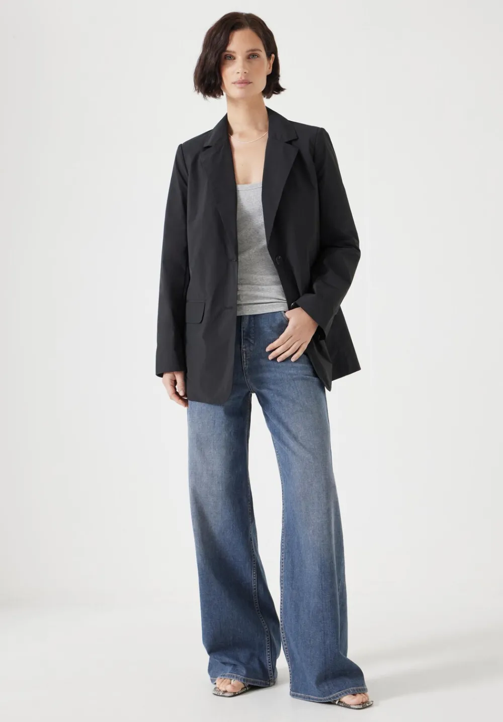hush Jackets & Coats|Technical Blazer Black