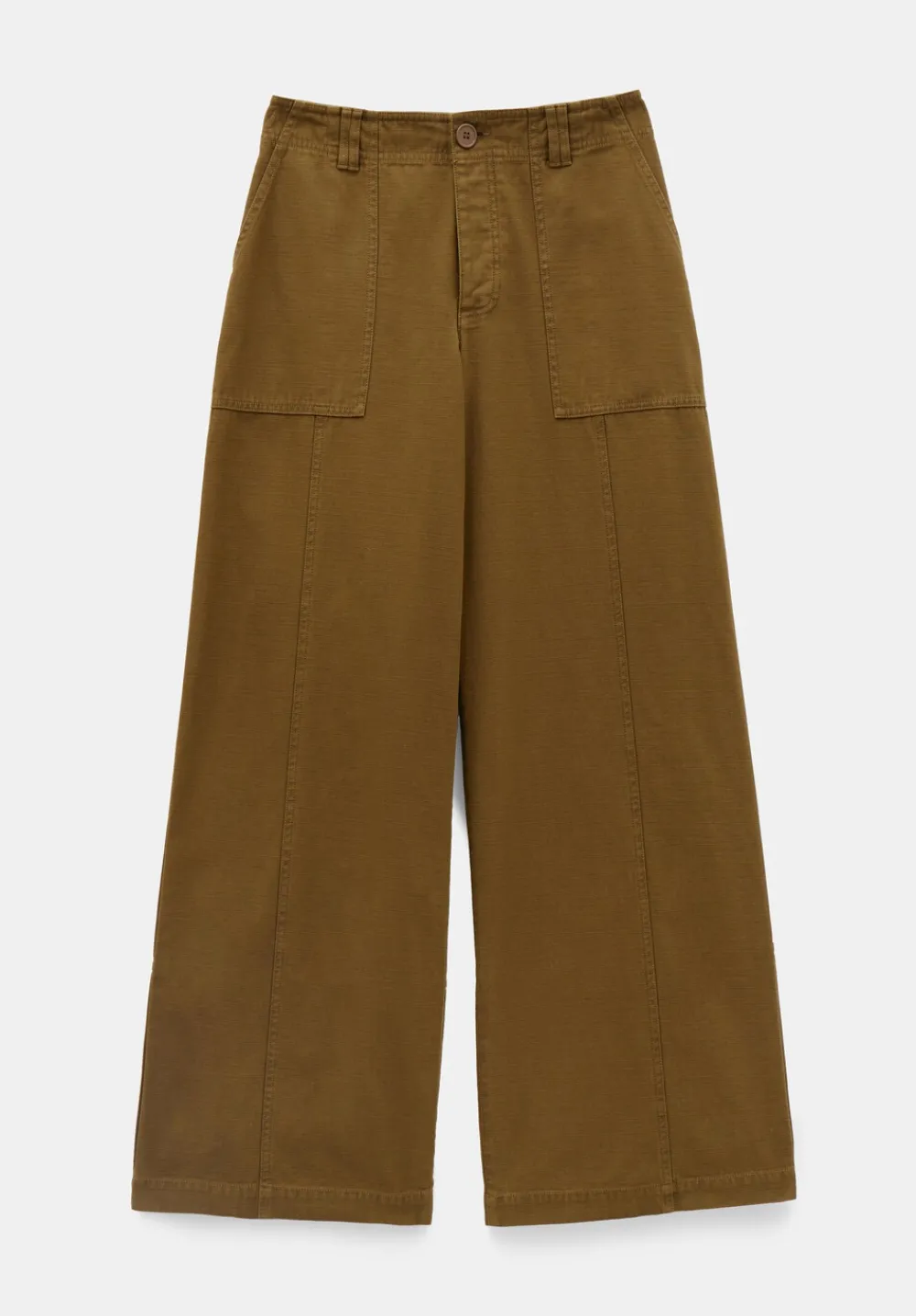 hush Trousers|Thea Wide Leg Trousers Olive