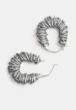hush Jewellery|Tilly Hoop Earrings Silver