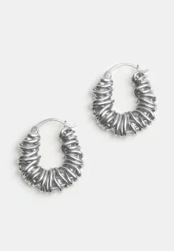 hush Jewellery|Tilly Hoop Earrings Silver