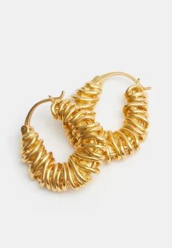 hush Jewellery|Tilly Hoop Earrings Gold