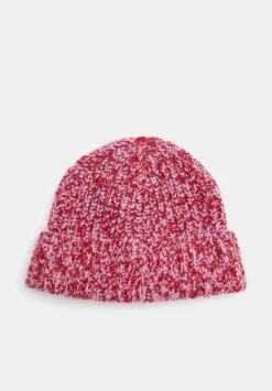hush Hats|Tilly Twist Beanie Red Pink Tweed