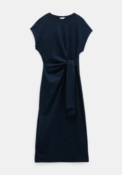 hush Dresses|Trinny Jersey Midi Dress Midnight Navy