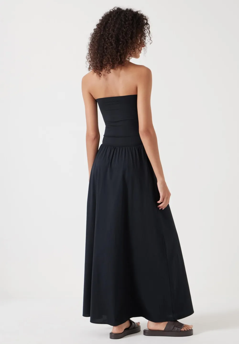 hush Dresses|Tube Maxi Dress Black