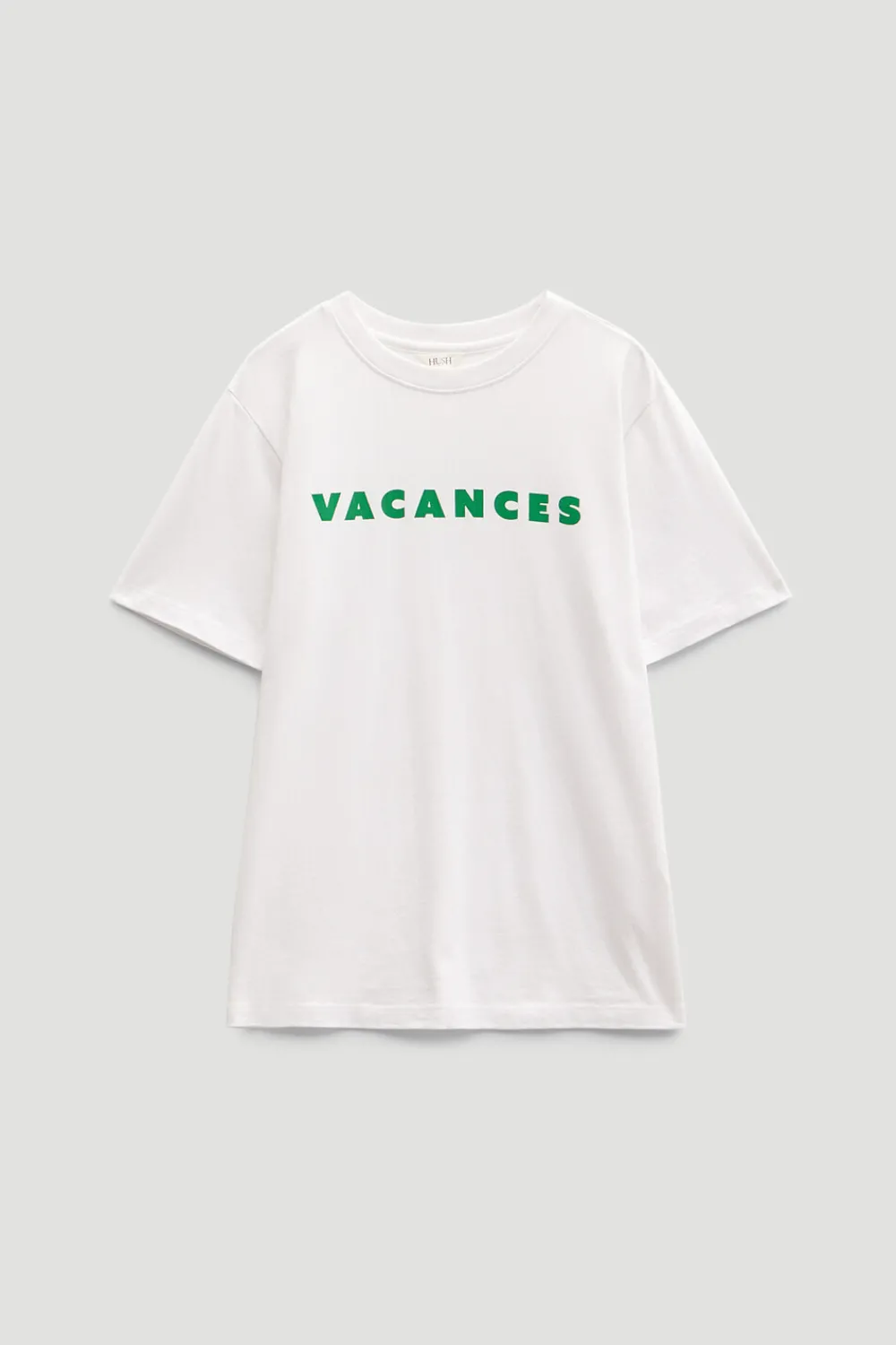 hush Tops & T-Shirts|Vacances Graphic Cotton T-Shirt White