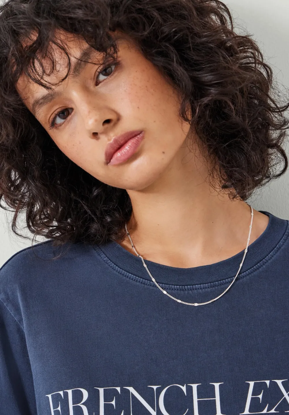 hush Jewellery|Violet Chain Necklace Silver
