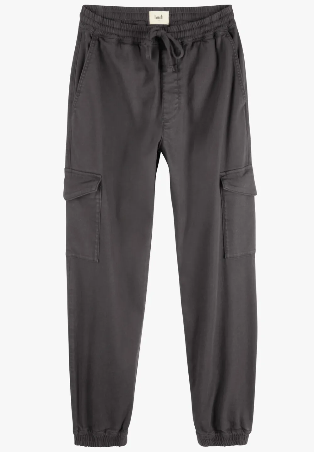 hush Trousers|Washed Cargo Trousers Washed Black