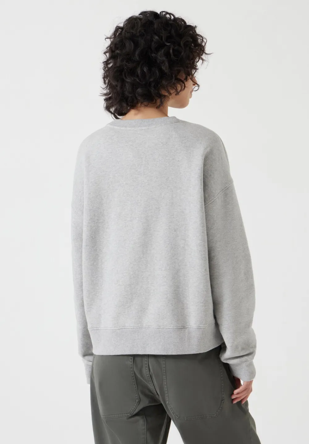 hush Sweatshirts & Hoodies|Weekending Graphic Sweatshirt Grey MarlGrey Marl