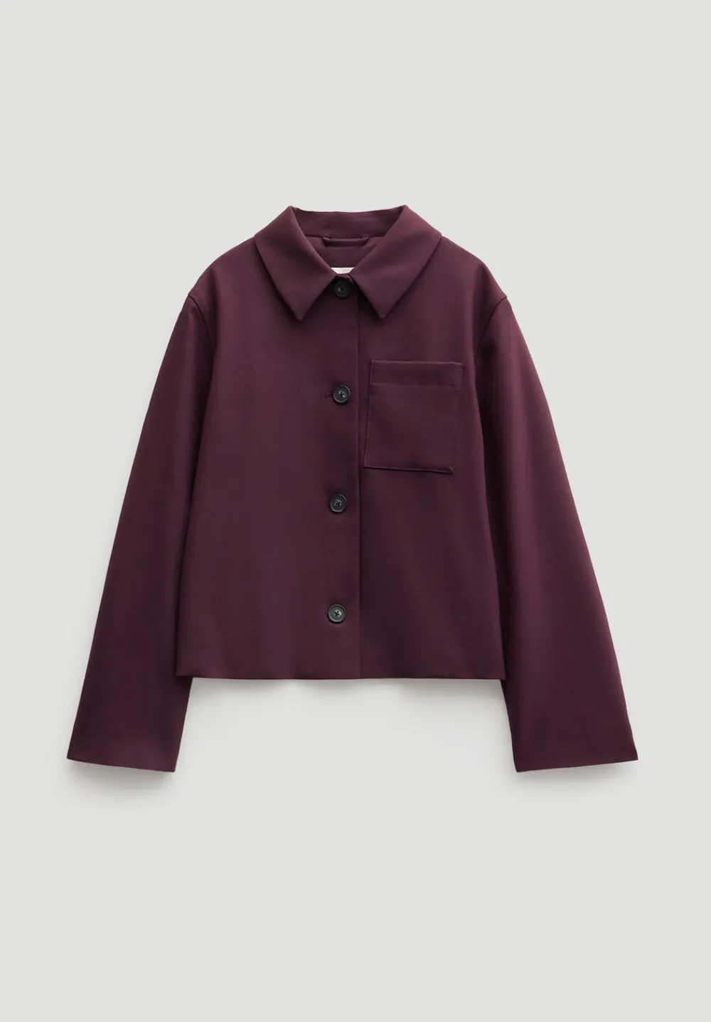 hush Jackets & Coats|Wool Blend Jacket Wine Red