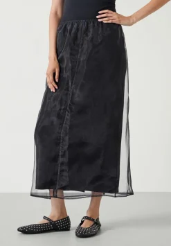 hush Skirts|Zuri Organza Skirt Black